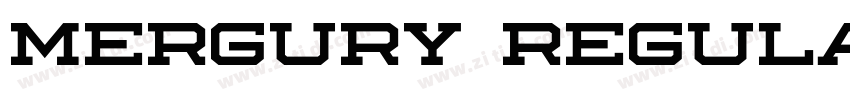 Mergury Regular字体转换